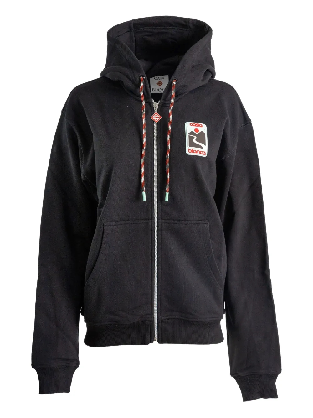 Casablanca zip hoodie front view